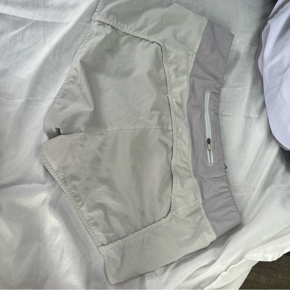 ANTONIO MELANI AND NIKE Women's Athletic Shorts - Gray and white - Picture 3 of 12